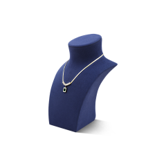 Yinbeini Microfiber Jewelry Display Props Vertical Mannequin Stand Portrait display stand Necklace Display Stand jewelry counter Black RX014