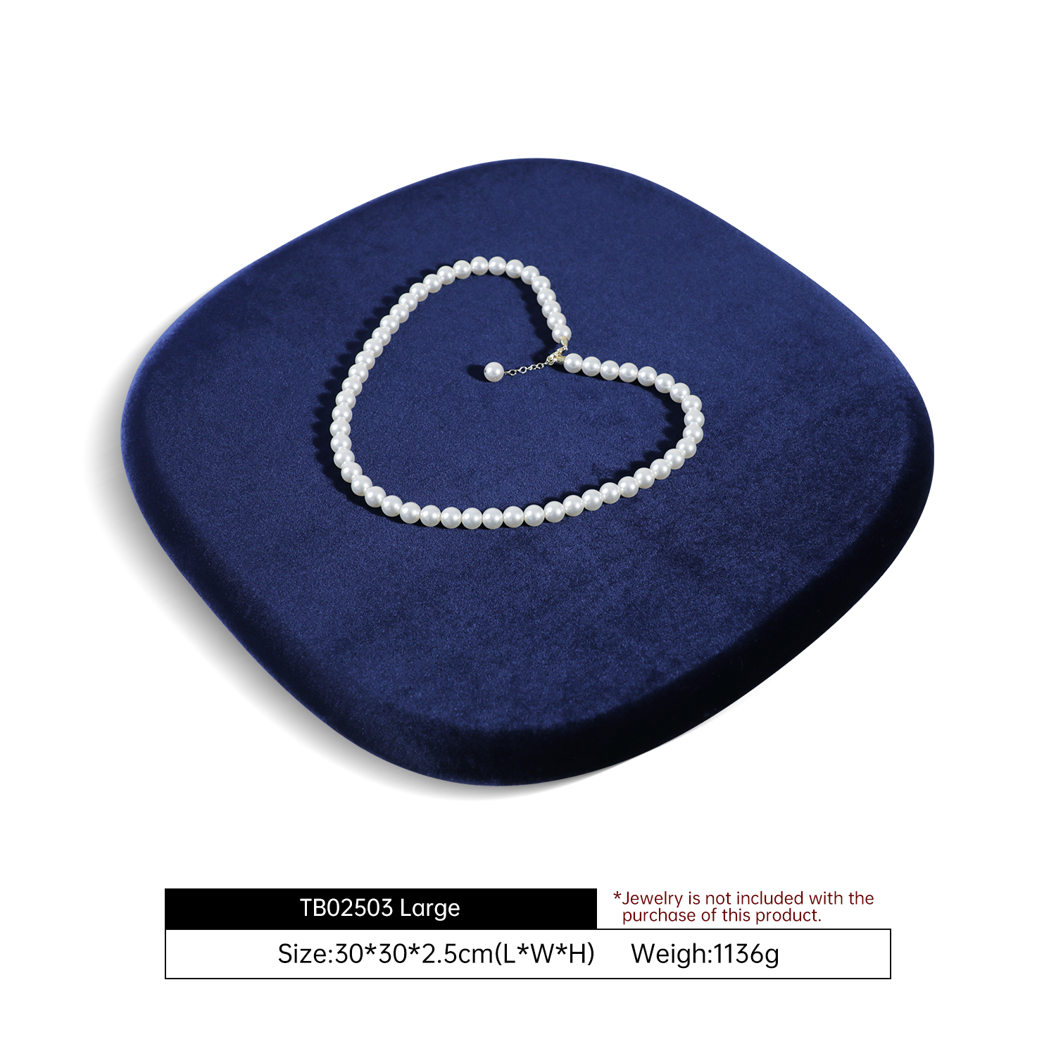 Yinbeini Irregular Velvet Jewelry Display Stand for Statement Jewelry Bold and Trendy Pieces in Fashion Boutiques and Retail Stores TB025