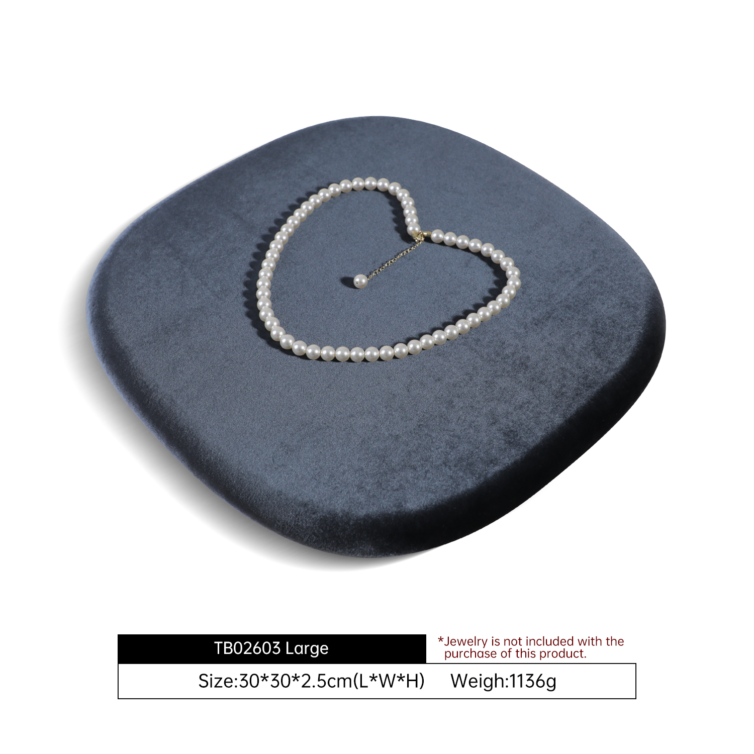 Yinbeini Romantic Velvet Irregular Jewelry Display Stand for Bridal Jewelry Soft Material for Wedding and Engagement Accessories TB024
