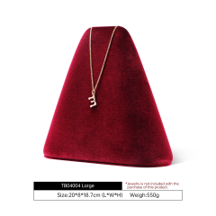 Yinbeini Velvet Necklace Ring Earring Display Stand with Durable Construction for Heavy Necklaces and Chains TB043