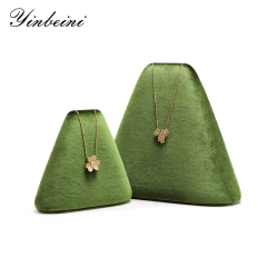 Yinbeini Velvet Necklace Ring Earring Display Stand with Durable Construction for Heavy Necklaces and Chains TB043