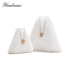 Yinbeini Velvet Necklace Ring Earring Display Stand for Complete Jewelry Ideal for Bridal Gifts Wedding Jewelry and Luxury Accessories TB044