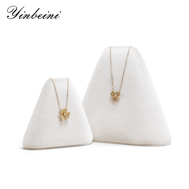 Yinbeini Velvet Necklace Ring Earring Display Stand for Complete Jewelry Ideal for Bridal Gifts Wedding Jewelry and Luxury Accessories TB044