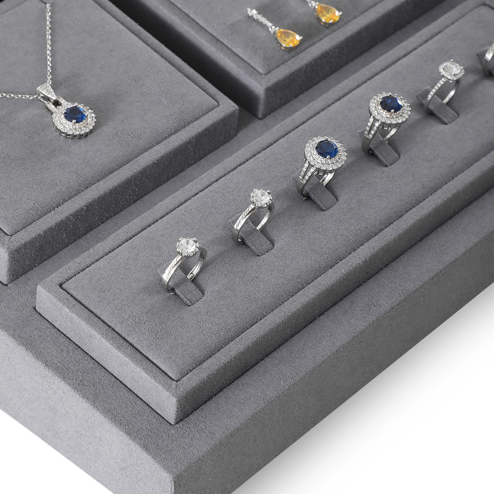 Yinbeini Multi Functional Jewelry Display Modules Stackable and Mixable for Custom Layouts Ideal for Jewelry Shows Trade Fairs TT010