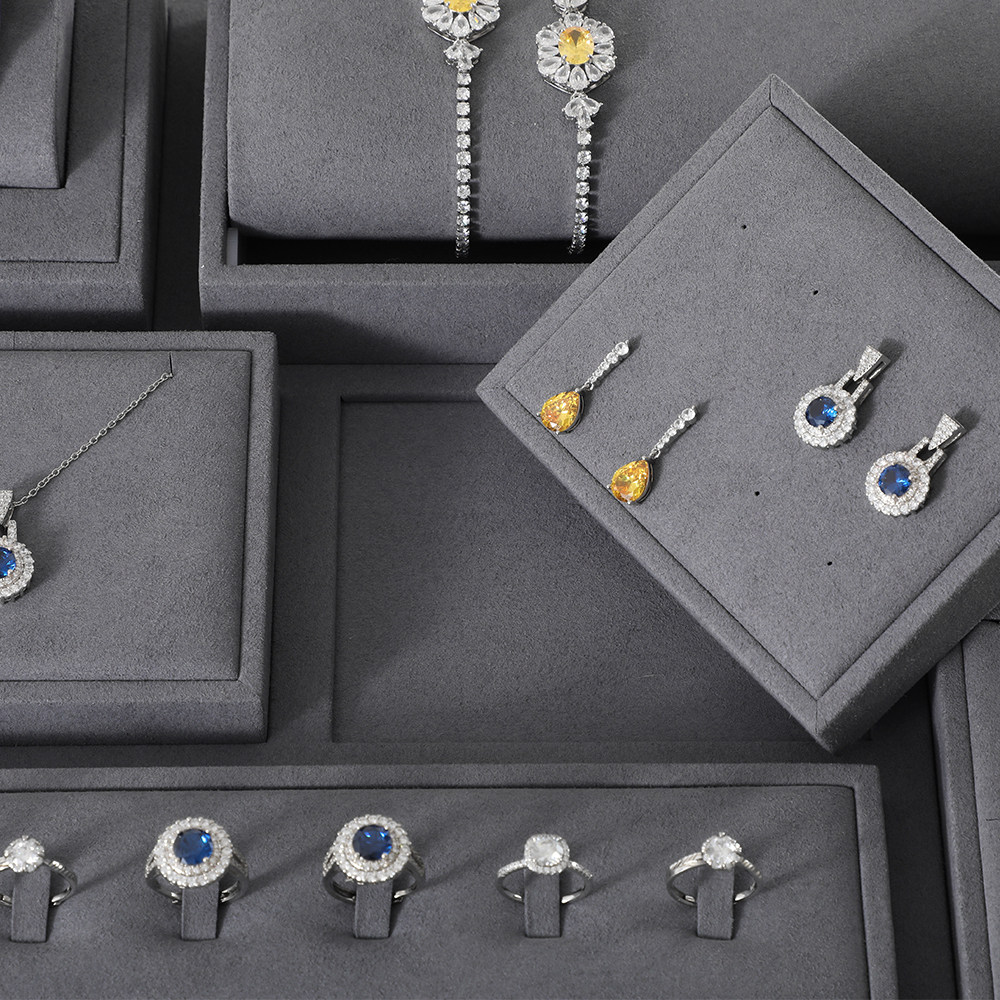 Yinbeini Multi Functional Jewelry Display Modules Stackable and Mixable for Custom Layouts Ideal for Jewelry Shows Trade Fairs TT010