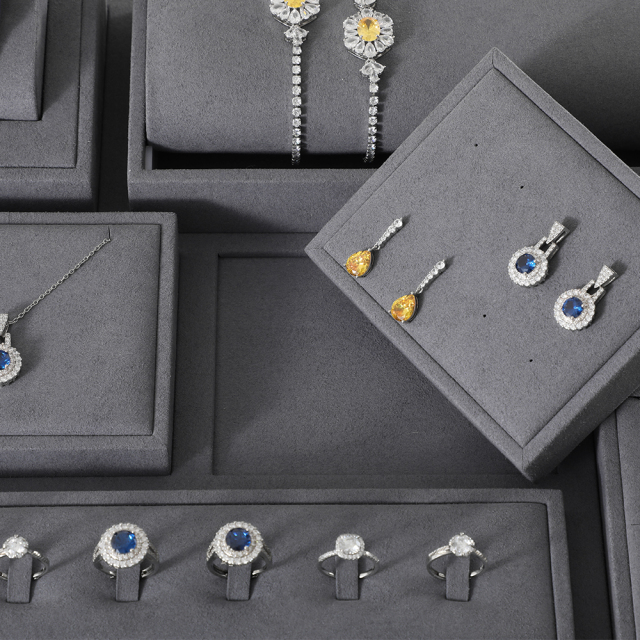 Yinbeini Multi Functional Jewelry Display Modules Stackable and Mixable for Custom Layouts Ideal for Jewelry Shows Trade Fairs TT010