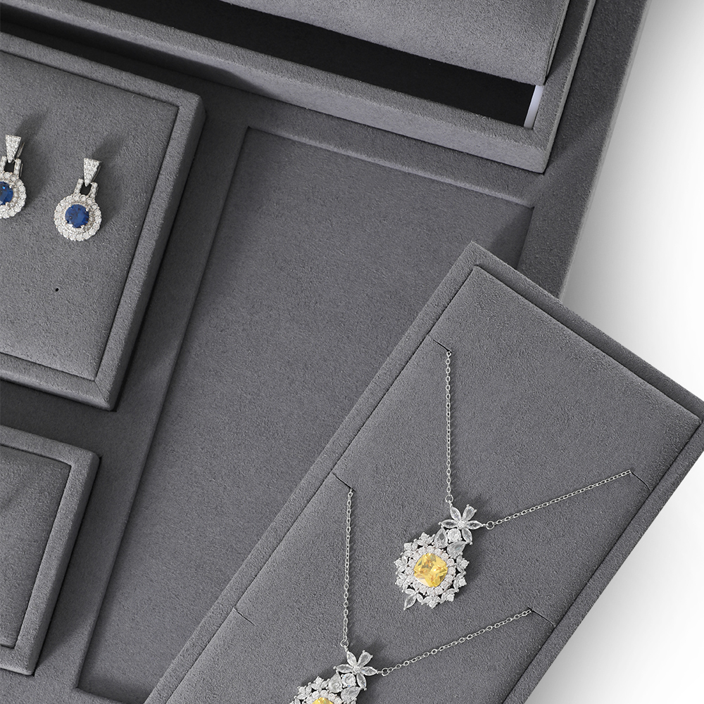 Yinbeini Multi Functional Jewelry Display Modules Stackable and Mixable for Custom Layouts Ideal for Jewelry Shows Trade Fairs TT010