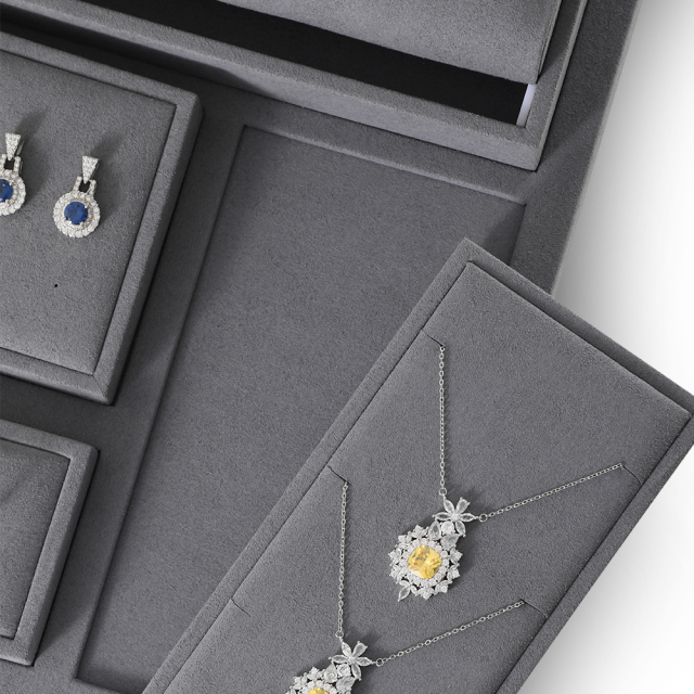 Yinbeini Multi Functional Jewelry Display Modules Stackable and Mixable for Custom Layouts Ideal for Jewelry Shows Trade Fairs TT010