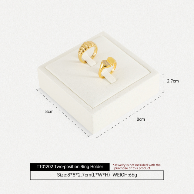 Yinbeini Gray Microfiber Jewelry Display Set for Different Jewelry of Various Styles Great for Bridal Jewelry and Retail TT013