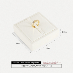 Yinbeini Gray Microfiber Jewelry Display Set for Different Jewelry of Various Styles Great for Bridal Jewelry and Retail TT013