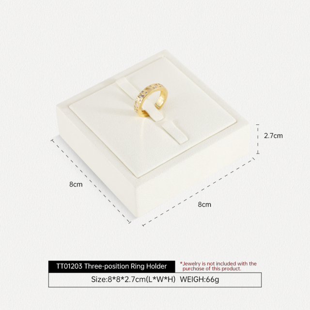 Yinbeini Gray Microfiber Jewelry Display Set for Different Jewelry of Various Styles Great for Bridal Jewelry and Retail TT013
