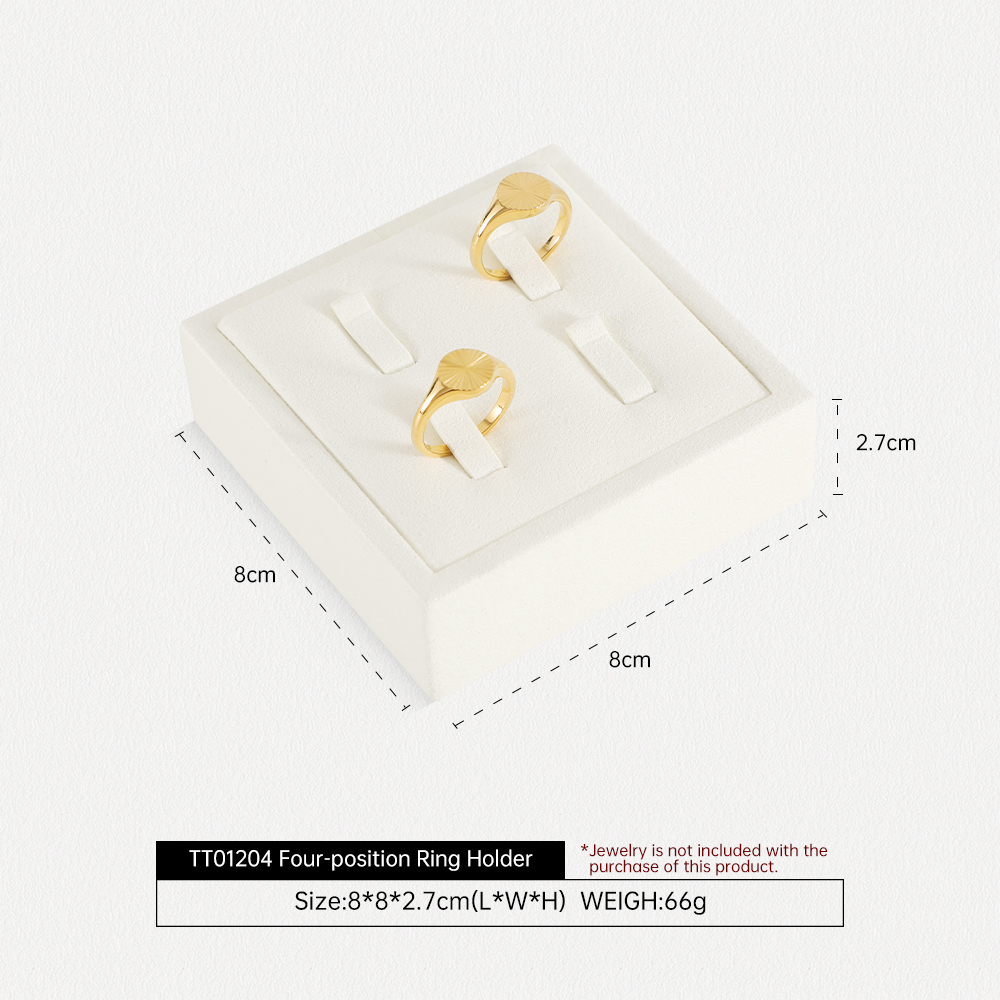 Yinbeini Gray Microfiber Jewelry Display Set for Different Jewelry of Various Styles Great for Bridal Jewelry and Retail TT013