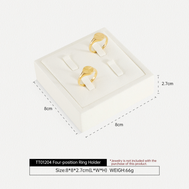 Yinbeini Gray Microfiber Jewelry Display Set for Different Jewelry of Various Styles Great for Bridal Jewelry and Retail TT013