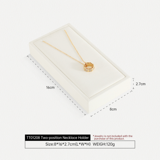 Yinbeini Gray Microfiber Jewelry Display Set for Different Jewelry of Various Styles Great for Bridal Jewelry and Retail TT013