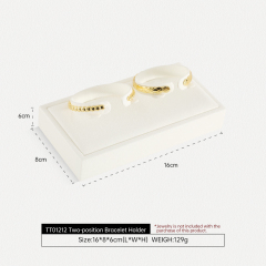 Yinbeini Gray Microfiber Jewelry Display Set for Different Jewelry of Various Styles Great for Bridal Jewelry and Retail TT013