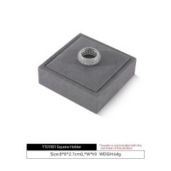 Yinbeini Gray Microfiber Jewelry Display Set for Different Jewelry of Various Styles Great for Bridal Jewelry and Retail TT013