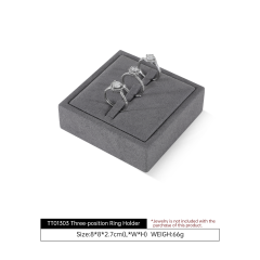 Yinbeini Gray Microfiber Jewelry Display Set for Different Jewelry of Various Styles Great for Bridal Jewelry and Retail TT013