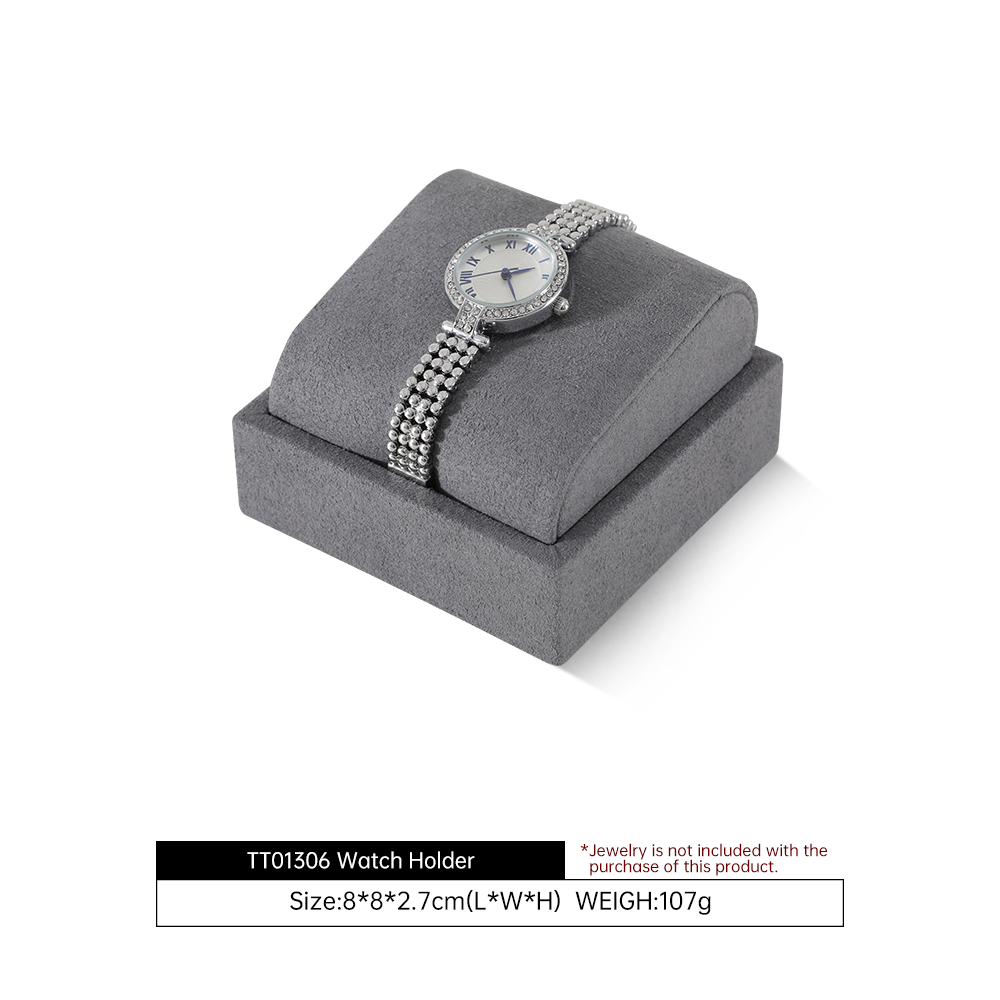 Yinbeini Gray Microfiber Jewelry Display Set for Different Jewelry of Various Styles Great for Bridal Jewelry and Retail TT013