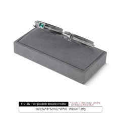 Yinbeini Gray Microfiber Jewelry Display Set for Different Jewelry of Various Styles Great for Bridal Jewelry and Retail TT013