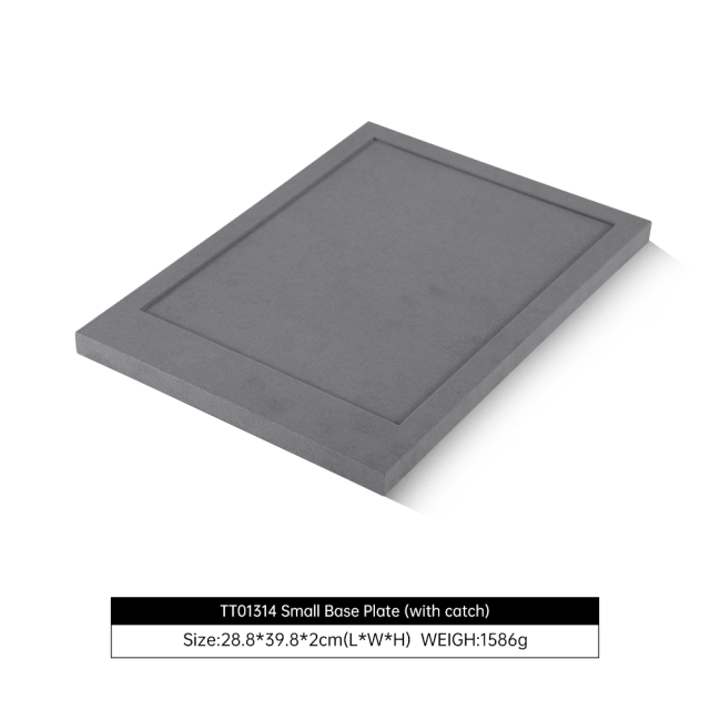 Yinbeini Gray Microfiber Jewelry Display Set for Different Jewelry of Various Styles Great for Bridal Jewelry and Retail TT013