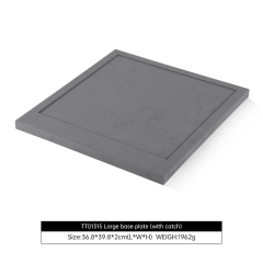 Yinbeini Gray Microfiber Jewelry Display Set for Different Jewelry of Various Styles Great for Bridal Jewelry and Retail TT013