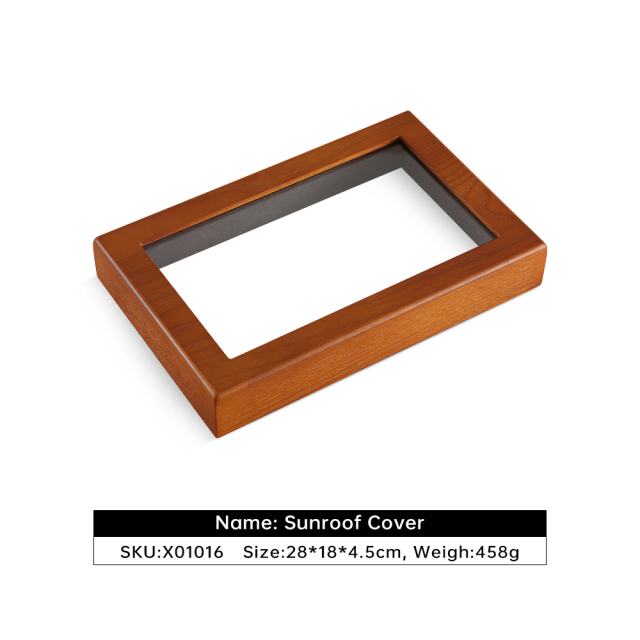 Yinbeini Natural Wood Jewelry Box for Earrings with Divided Compartments Great for Preventing Tangling and Losing Small Earring Pieces X010