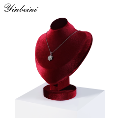 Yinbeini Velvet Necklace Display Bust for Jewelry Influencer Brand Collaborations and Content RB026