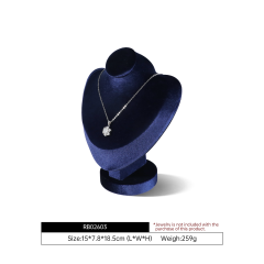 Yinbeini Velvet Necklace Display Bust for Jewelry Influencer Brand Collaborations and Content RB026