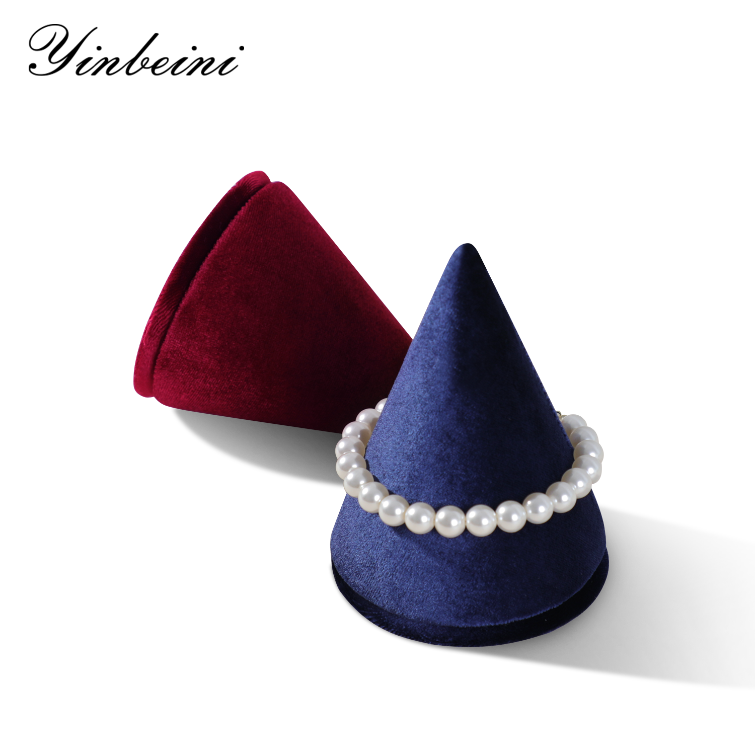 Yinbeini Velvet Cone Bracelet Base in Various Shades Suitable for All Types of Jewelry TB032