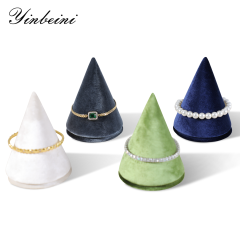 Yinbeini Velvet Cone Bracelet Base in Various Shades Suitable for All Types of Jewelry TB032