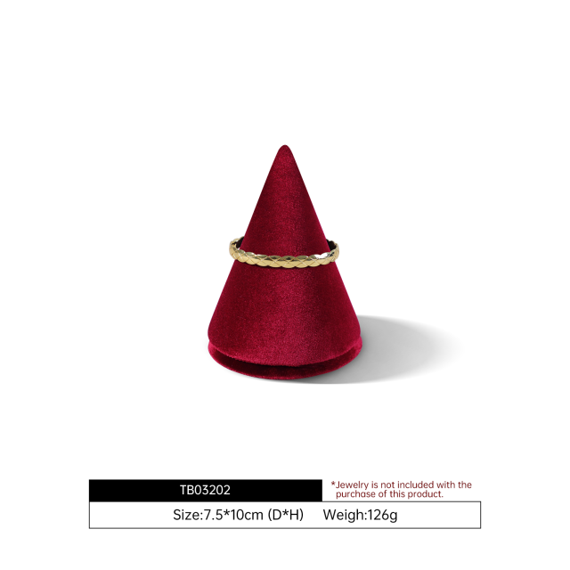 Yinbeini Velvet Cone Bracelet Base in Various Shades Suitable for All Types of Jewelry TB032