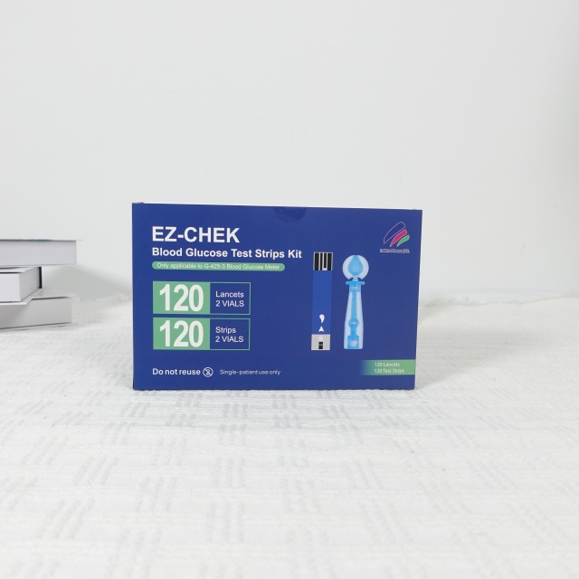 Bandelettes de Test EZCHEK G-425-3S-Boîte de 120 Bandelettes