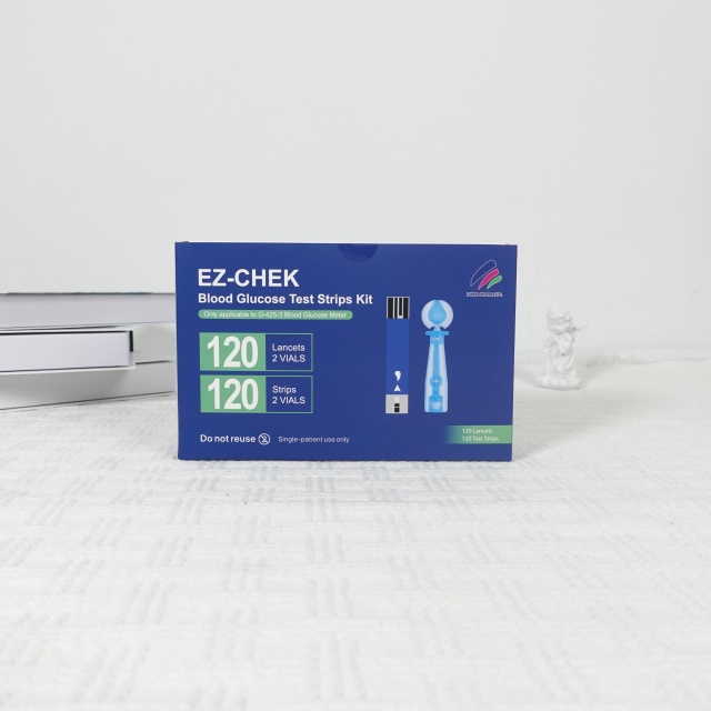 Bandelettes de Test EZCHEK G-425-3S-Boîte de 120 Bandelettes