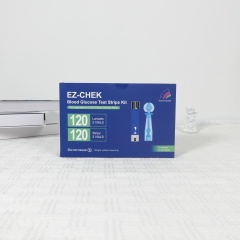 Bandelettes de Test EZCHEK G-425-3S-Boîte de 120 Bandelettes