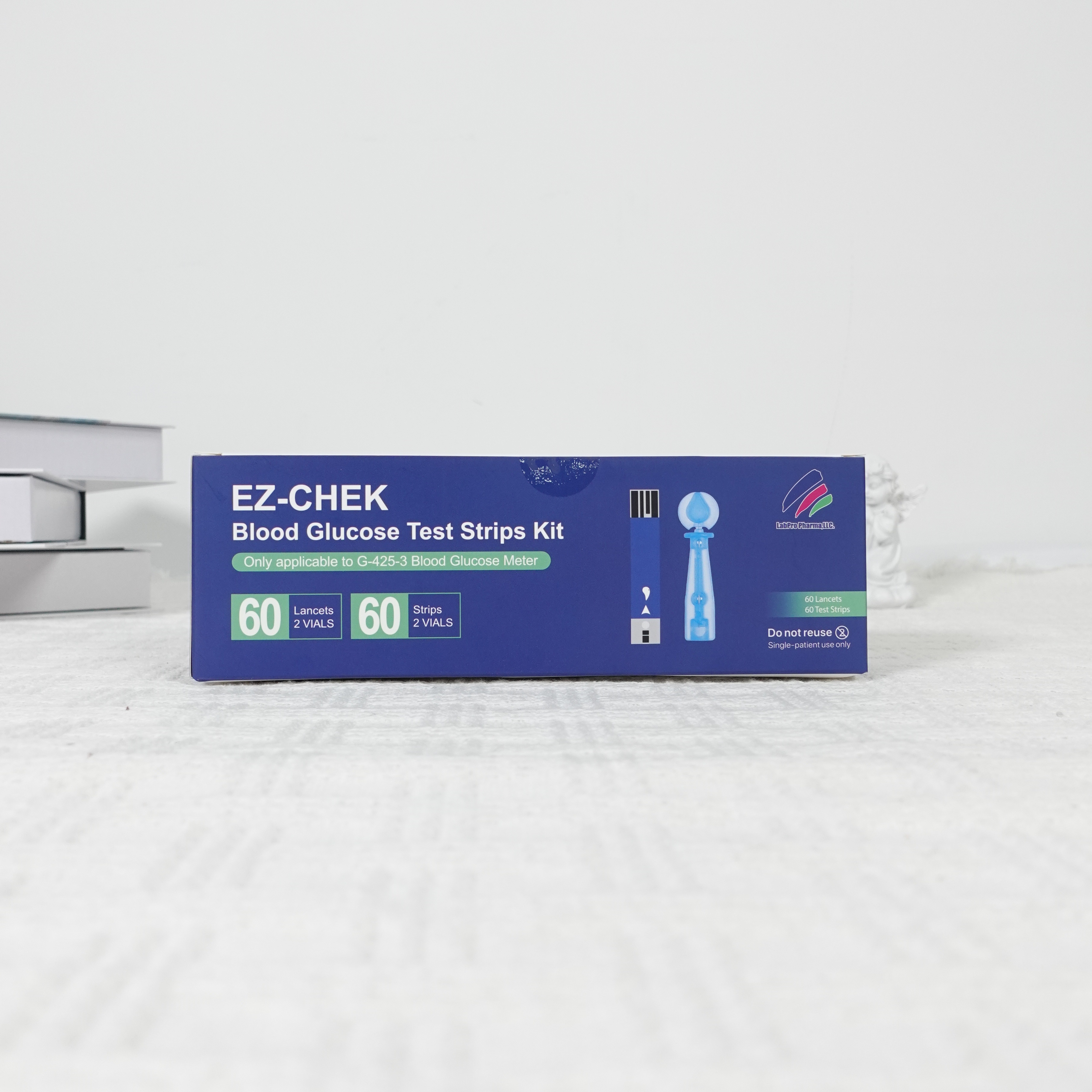 EZCHEK G-425-3S Blood Glucose Test 60 Strips