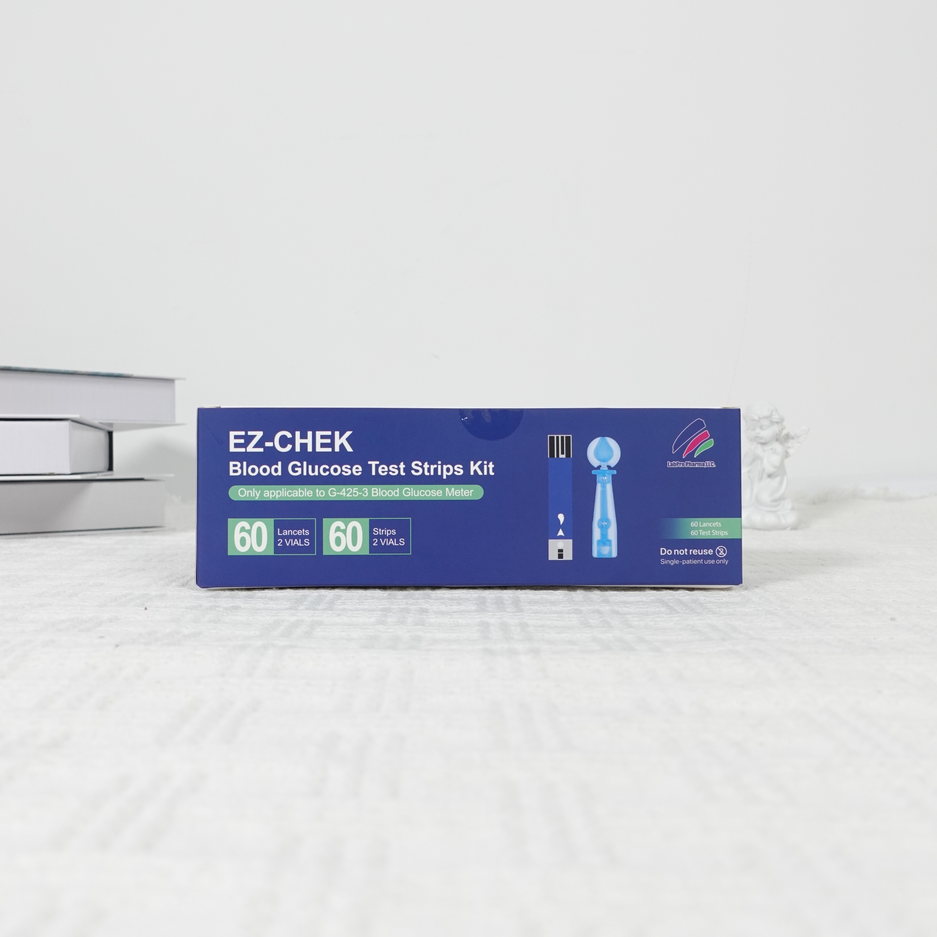 EZCHEK G-425-3S Blood Glucose Test 60 Strips