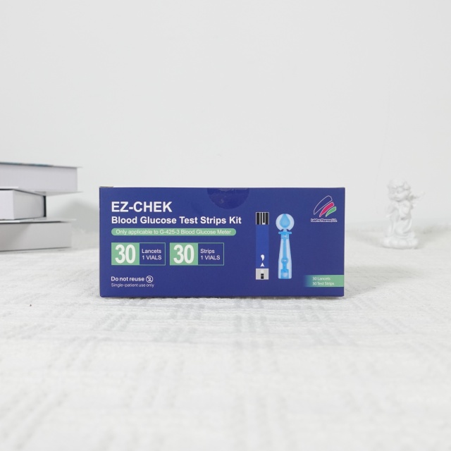 Bandelettes de Test EZCHEK G-425-3S-Boîte de 30 Bandelettes