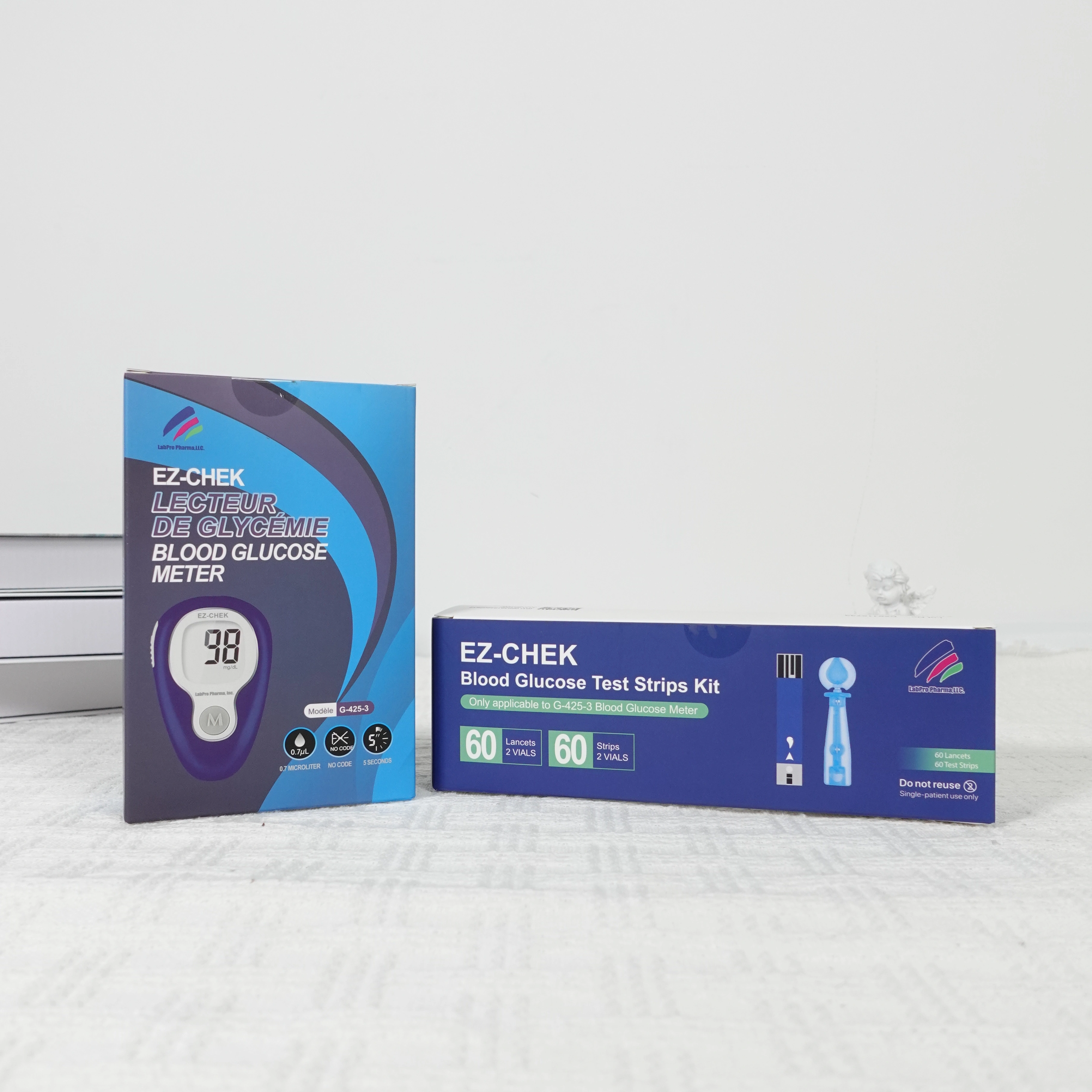 Bundle: EZCHEK G-425-3 with EZCHEK G-425-3S 60 Strips
