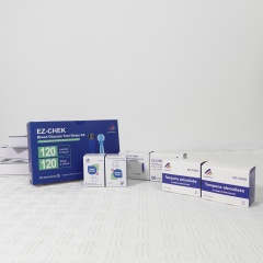 Bandelettes de Test EZCHEK G-425-3S-Boîte de 120 Bandelettes