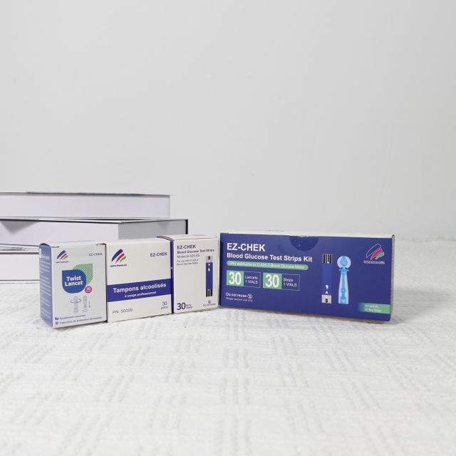 Bandelettes de Test EZCHEK G-425-3S-Boîte de 30 Bandelettes