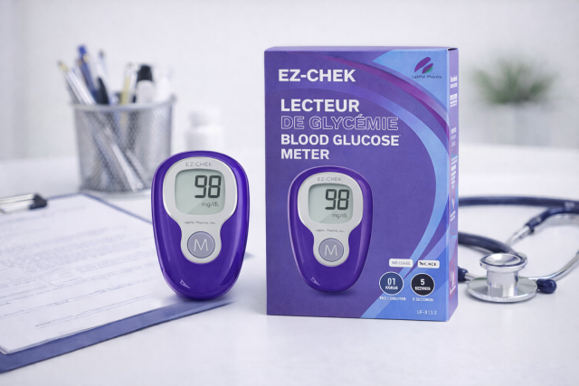 Lecteur de Glycémie Numérique EZCHEK G-425-3