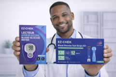 Bandelettes de Test EZCHEK G-425-3S-Boîte de 120 Bandelettes