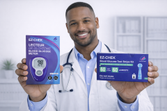 EZCHEK G-425-3S Blood Glucose Test 60 Strips