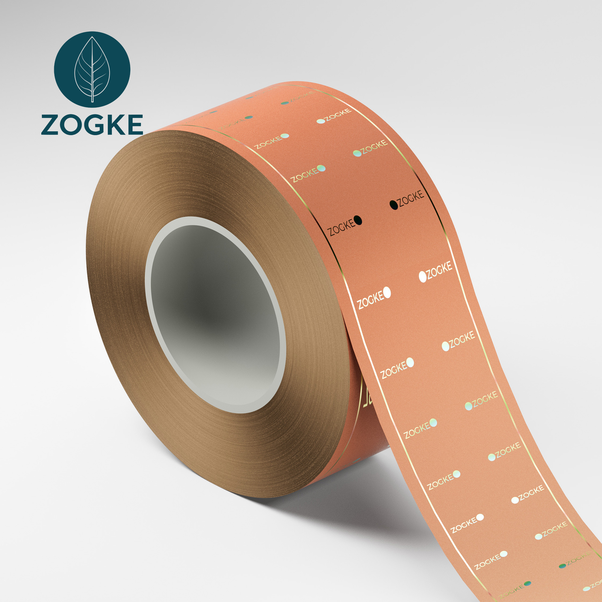 64mm Width 3000m Length ZOGKE Tipping Paper | Custom Print Perforated Tipping Paper for Cigarette Assembly