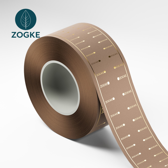 Customizable ZOGKE 64mm×3000m Tipping Paper | Branded Tipping Paper for Premium Tobacco Packaging