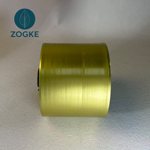Bopp Gold 30mm Adhesive Sticker Single Line Tear Tape for Easy Opening of Tobacco Boxes and Bags MOPP Material