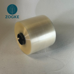 Strong Adhesive Tobaccon PET BOPP Transparent Security Thread Custom White Text Tear Strip Tape Hot Melt Type