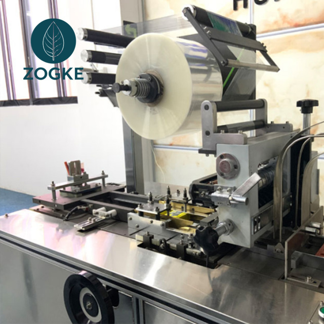 High-Speed Automatic Wrapping Machine for Food Boxes Cosmetics Cartons PLC Control Industrial Packaging Equipment