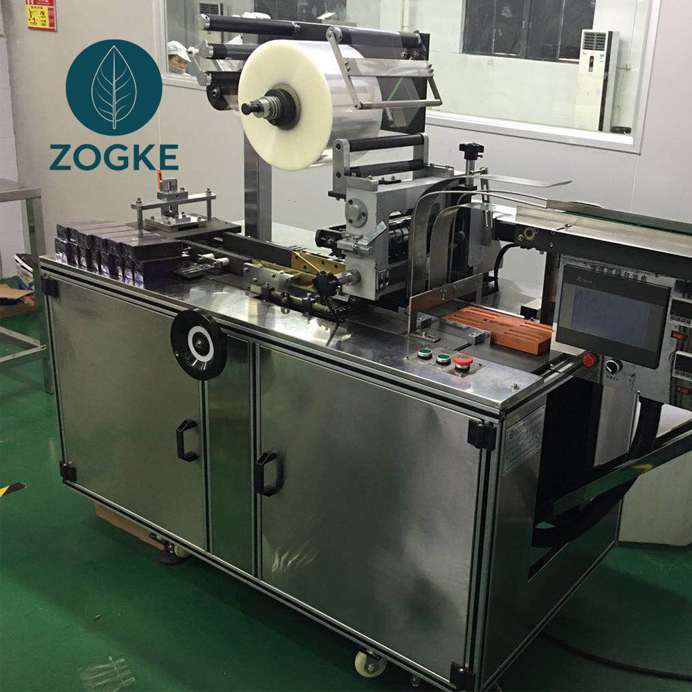 High-Speed Automatic Wrapping Machine for Food Boxes Cosmetics Cartons PLC Control Industrial Packaging Equipment