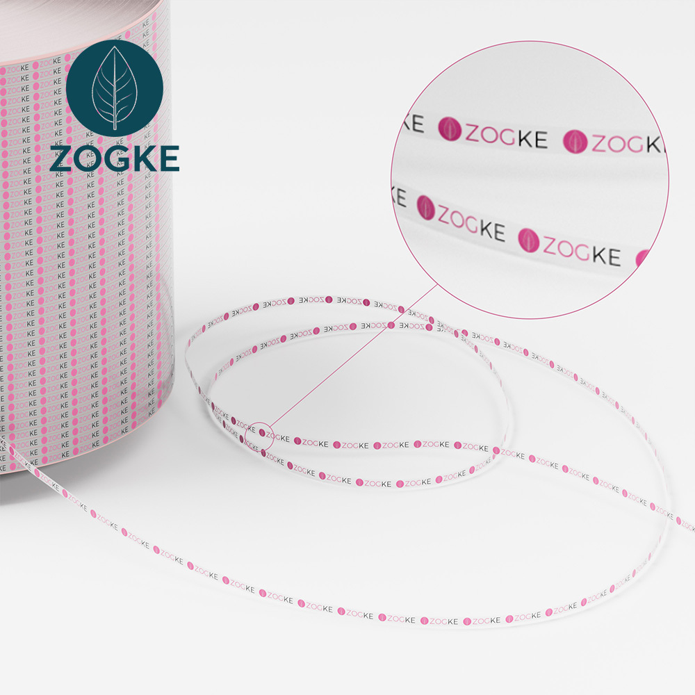 Colorful 2.5mm Width Customization Design Single Side Adhesive Packing Tear Strip Tape Shisha Tobacco Packaging